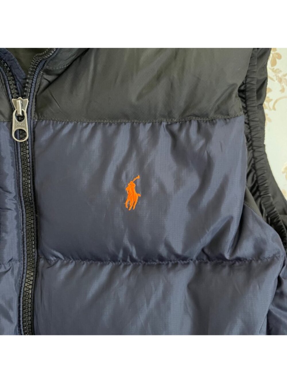Polo Ralph Lauren Mens Down Puffer Vest Size XL Navy RLX Outdoor Preppy Gorpcore - Picture 5 of 14